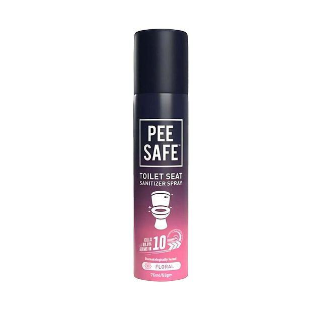 Pee Safe Toilet Seat Sanitizer Spray Floral