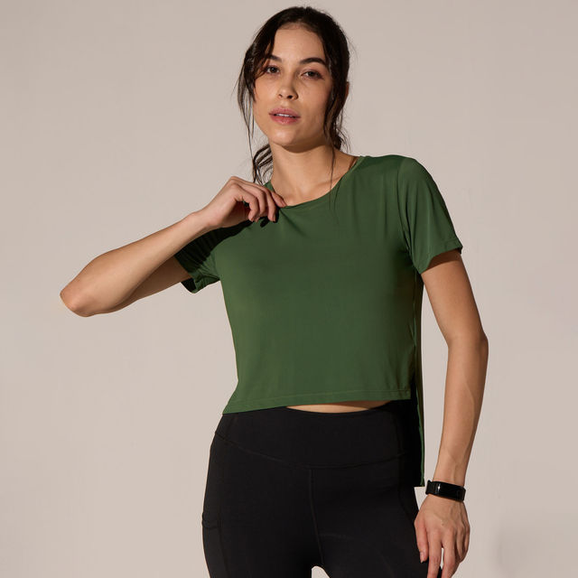 Cava Women's Top Lay-Low | Olive - XS/S