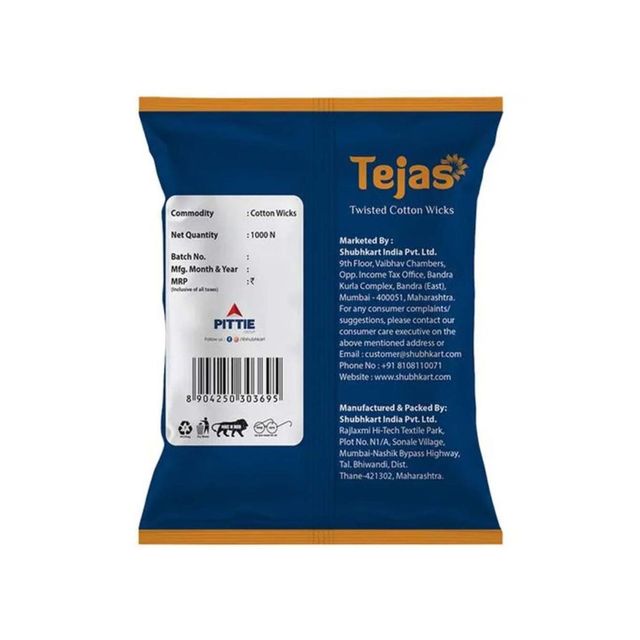 Shubhkart Tejas Twisted Cotton Wicks