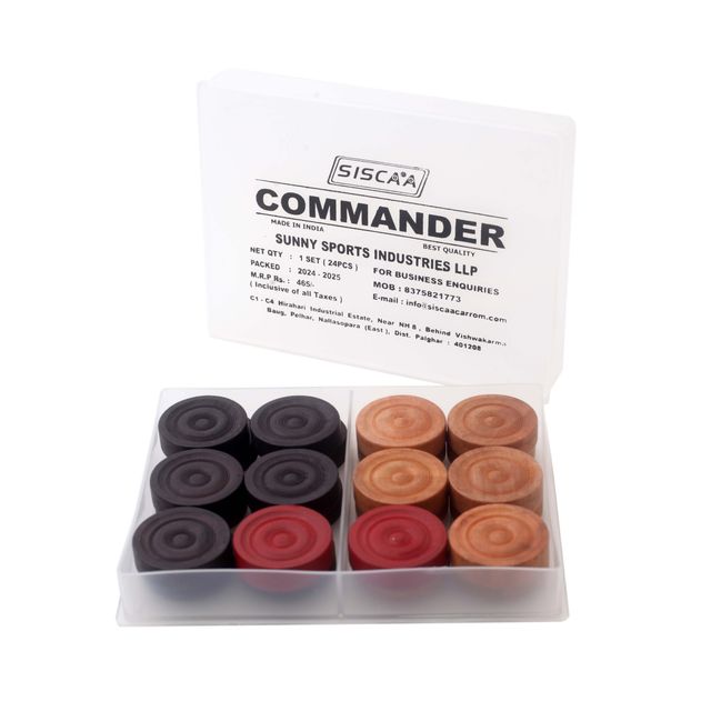 Sisca Carrom Coin Commander