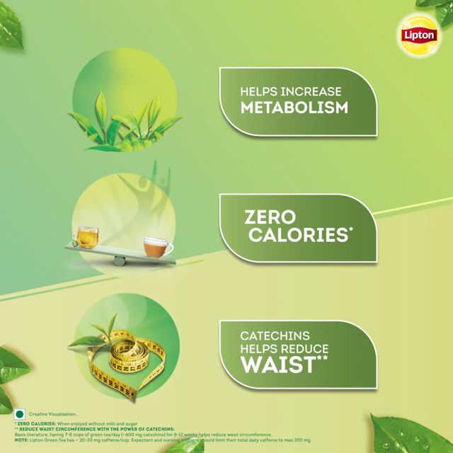 Lipton Clear And Light Lemon Green Tea | Carton