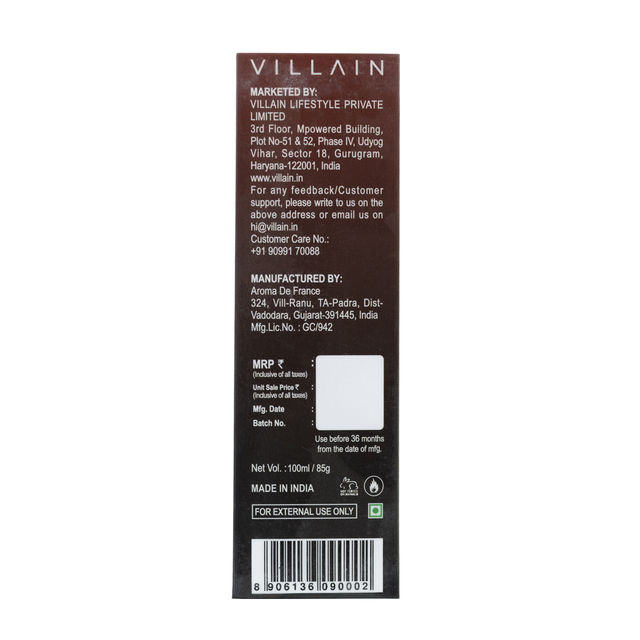 Villain Snake Perfume For Men Strong Smoky Sexy And Masculine