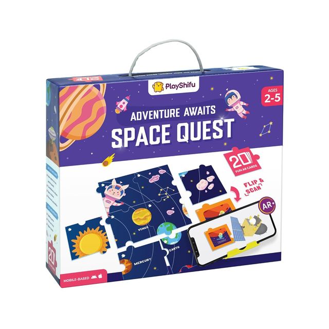 PlayShifu Exploring the Solar System - Space Puzzle Flashcards| Jigsaw Puzzle for kids | Ages 2-5