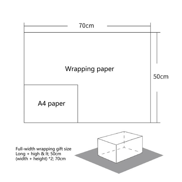 Archies Golden Print Gift Wrap Paper | Pack of 5