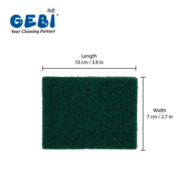 Gebi Sparkle Plus Brite Clean Super Scrub - 7.5 X 10 CM (3 PC PACK)