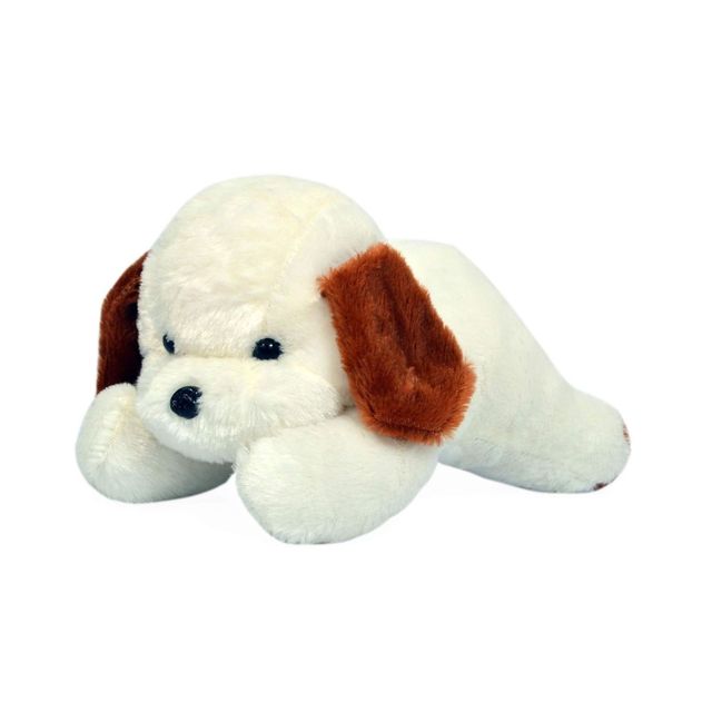 Sterling Dog Plush Soft Toy For Kids (6411) | 2 Months+ | 26 cm - White