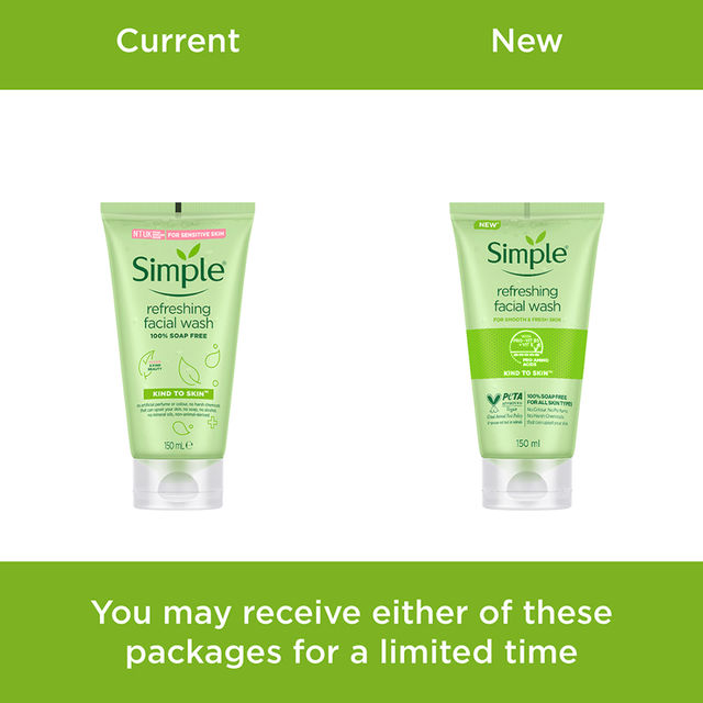 Simple Kind To Skin Refreshing Facial Wash