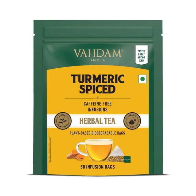 Vahdam Turmeric Organic Herbal Tea