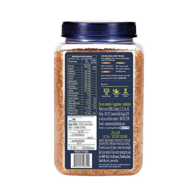 India Gate Weight Watchers Special Brown Rice 1 kg Combo