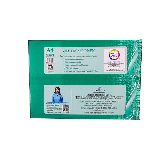JK Easy Copier A4 70 gsm(500 sheets) 1 pc Combo