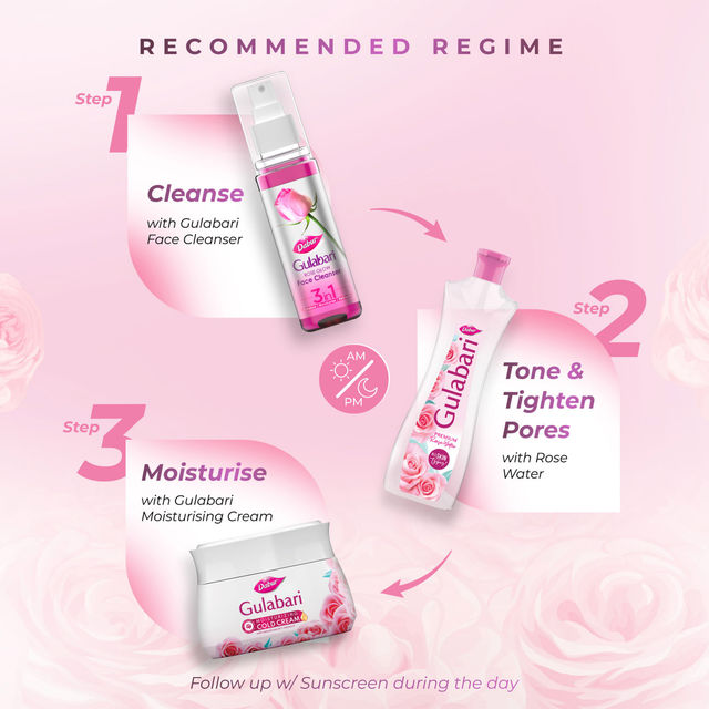 Dabur Gulabari Premium Rose Water (Paraben Free Skin Toner)