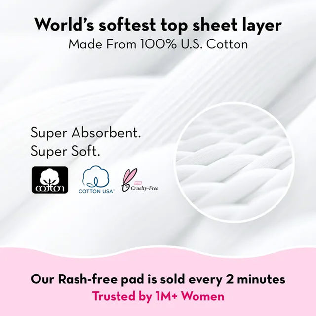 Plush Sanitary Pads (24L+18Xl)(42pc) & Plush 100% Pure Us Cotton Panty Liners(20pc) Combo