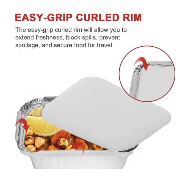 Vinay Trading Foil Container + Lid | 450 ml