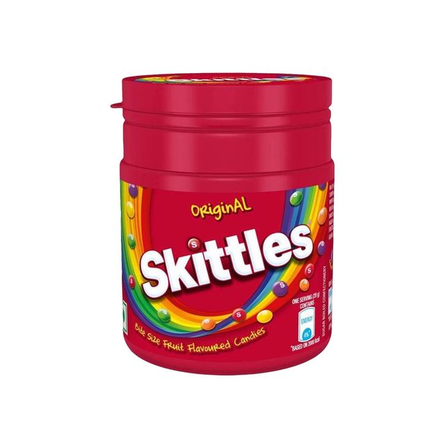 Skittles Original Bite Size Fruit Flavoured Candy Pot | 5 Fruity Flavours| Imported Candies