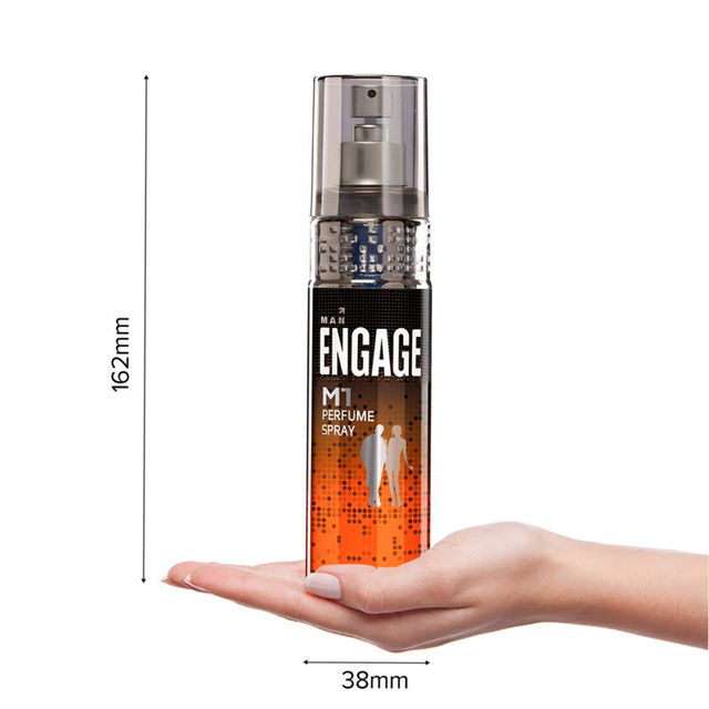 Engage M1 Perfume for Men, Citrus & Woody Fragrance Scent, Skin Friendly