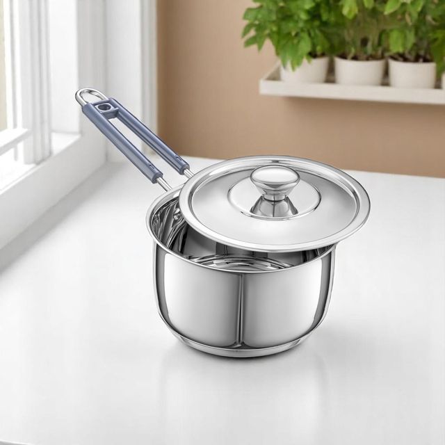 Jensons Capsul Bottom Saucepan with Lid | 14 Inch