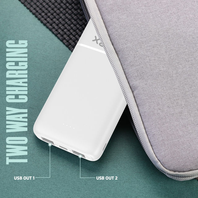 Intex 10000 mAh 12 W Power Bank (Creamy White, Lithium Polymer, Fast Charging for Mobile)