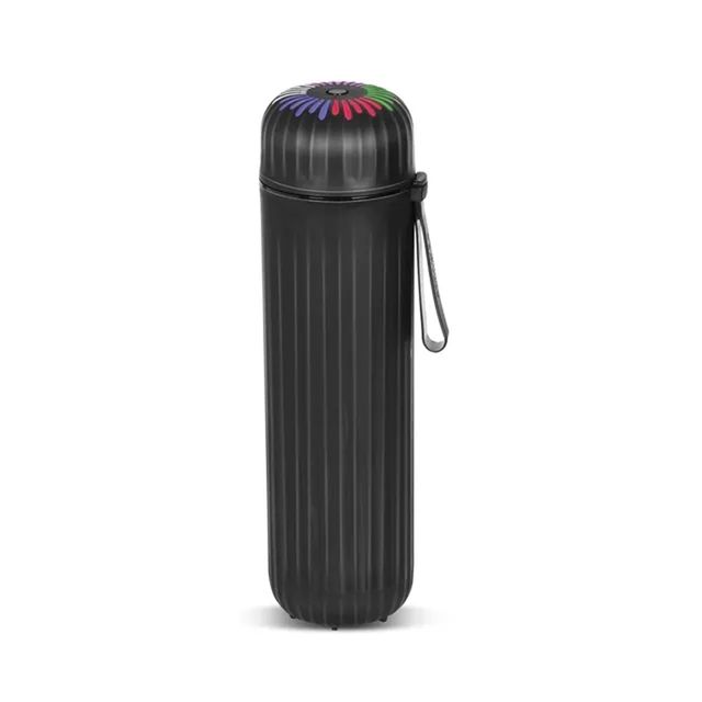 Jaypee Comet Led Bottle For School Kids Suitable For Hot & Cold Beverages |Black | 690 ml