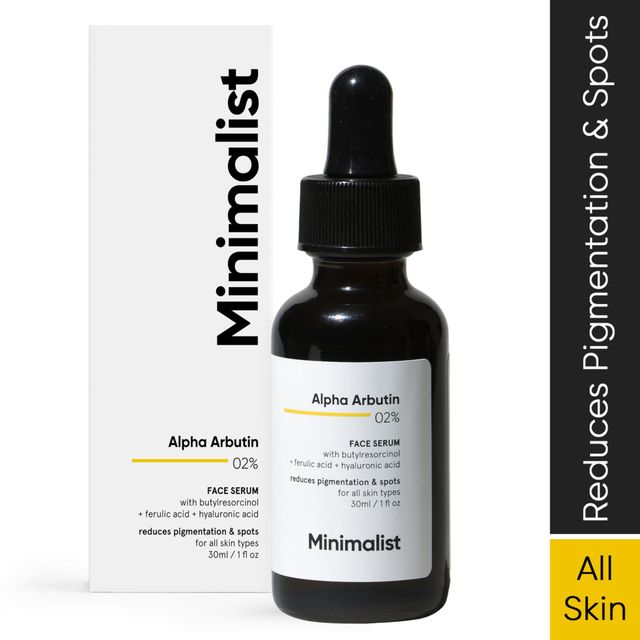 Minimalist 2% Alpha Arbutin Face Serum For Hyperpigmentation
