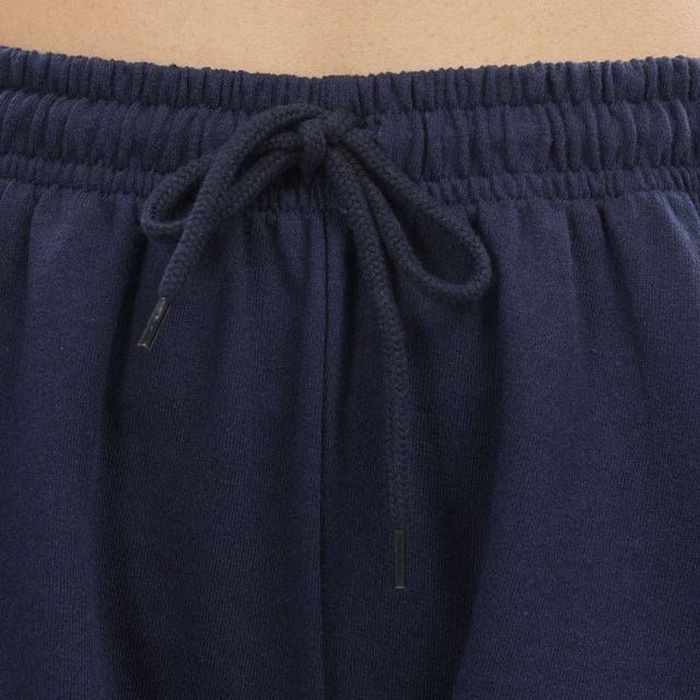Springman Solid Blue Shorts With Elastic & Drawstring For Women | XL