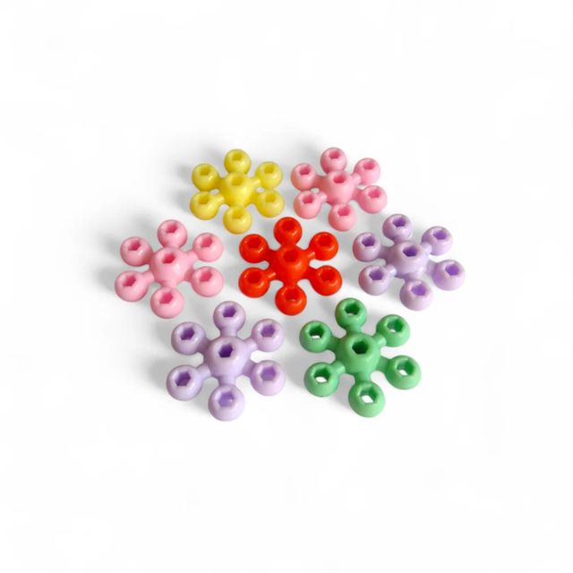 Fablue Snowflake Building Blocks Toy for Kids - Educational Learning Game Puzzle Toy for Kids