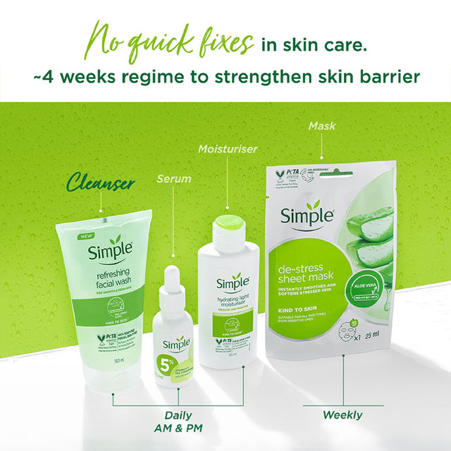 Simple Kind To Skin Refreshing Facial Wash