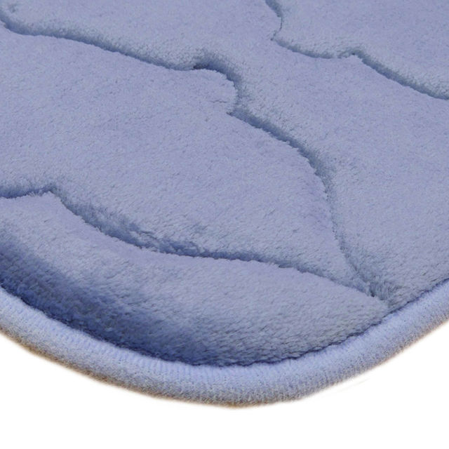 Bianca Memory Foam Anti Slip Bath Mat 1pc Medium | Luxor Ornamental-Denim