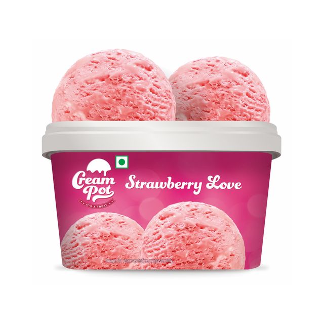 Cream Pot Strawberry Tub