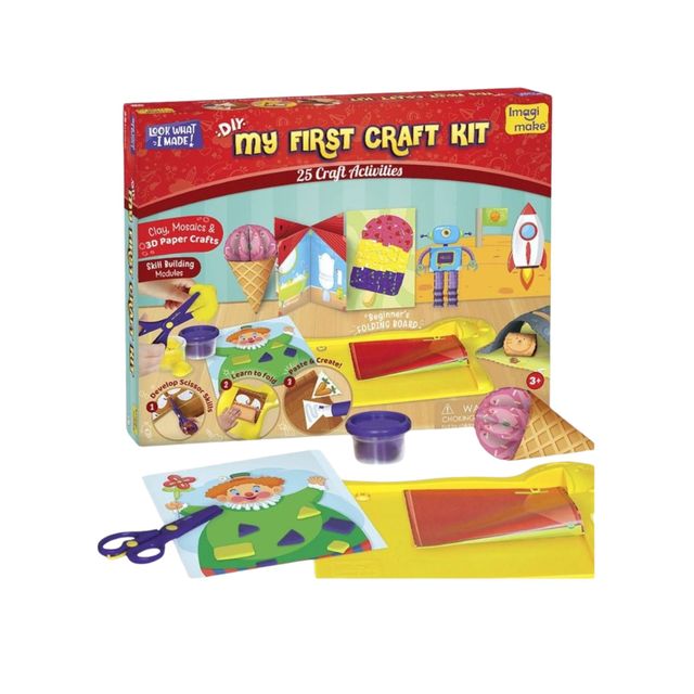 Imagimake DIY My First Craft Kit - Art & Craft Toys | Birthday Gifting for Kids (3+ Years)