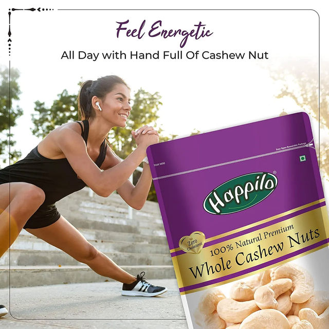 Happilo Premium 100% Natural Whole Cashews
