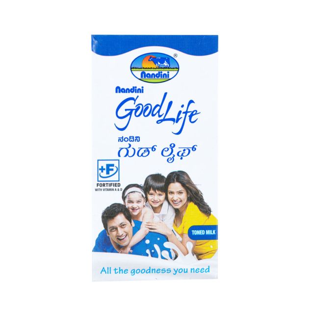 Nandini Goodlife Milk UHT (Pouch Brik)