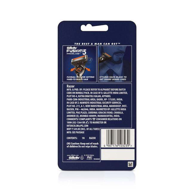 Gillette Fusion Proglide Razor for Men | Pack of 1