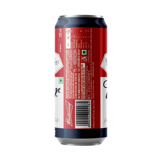 Budweiser 0 Non Alcoholic Beer Can 330 ml Combo