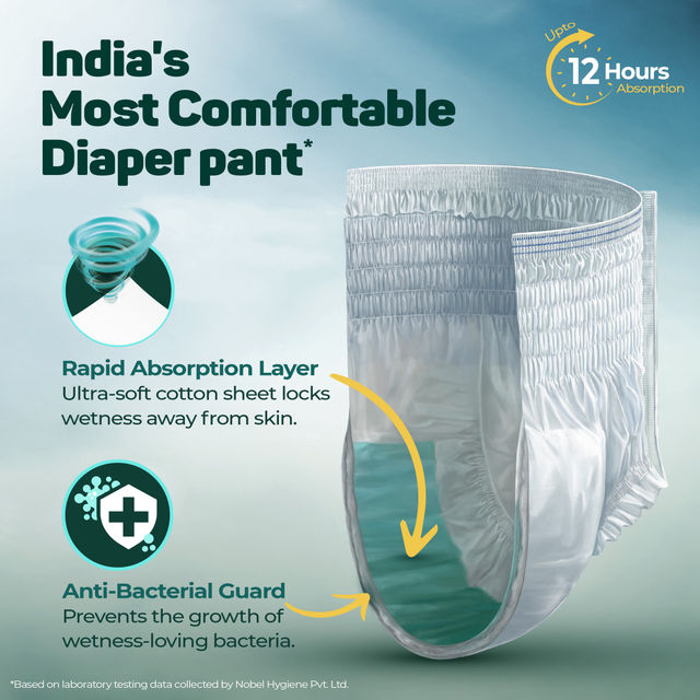 Friends Premium Adult Diaper (Pants, XL , 90-166 cm)
