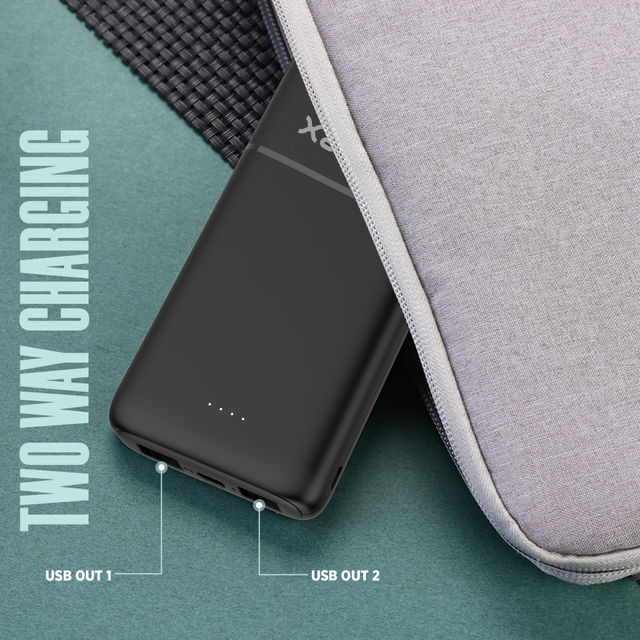 Intex 10000 mAh 12 W Power Bank (Smokey Black, Lithium Polymer)