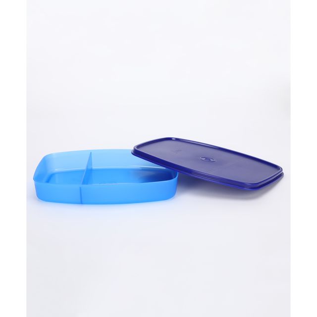 Java 400 ml Lite Lunch Box with Spork - Blue