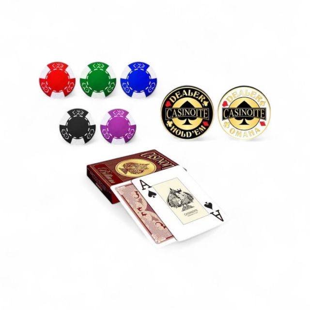 Casinoite Poker Chips Set - 300 High-Quality Chips for Family Game Night