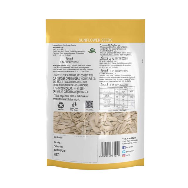 Nutraj Sunflower Seeds 200 g X 2 Combo