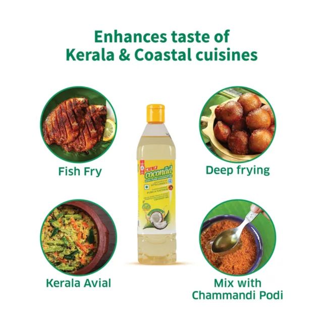 KLF Coconad 100% Pure Coconut Oil | Bottle