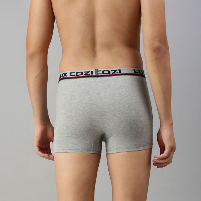 Lux Cozi Cotton Men's Trunk | 90 cm | Pack of 3