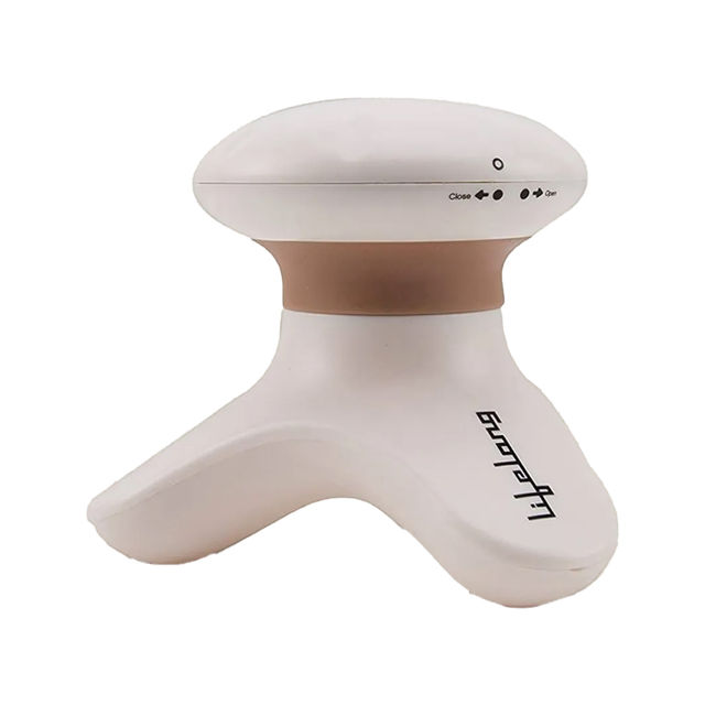 Lifelong Llm09 Mini Head And Body Massager, Beige And Brown