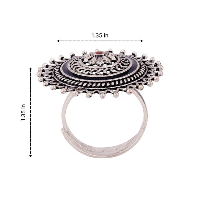 Voylla Mandala Spokes Finger Ring