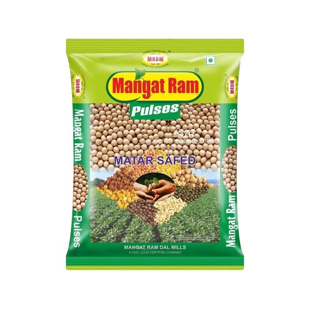 Mangat Ram Matar Safed Pouch