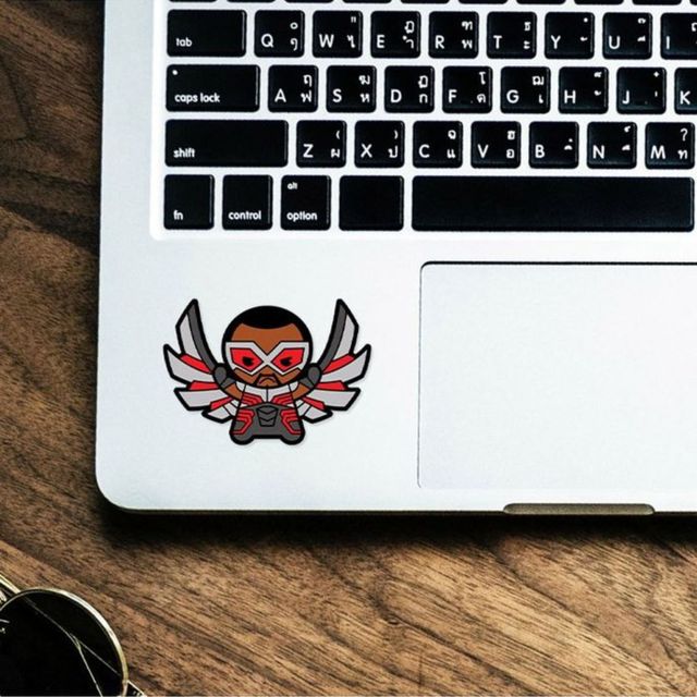 House Of Festivals Tyrion Lannister - Game Of Thrones Official Sticker (1pc) & House Of Festivals Falcon Chibi - Marvel Official Sticker (1pc) Combo