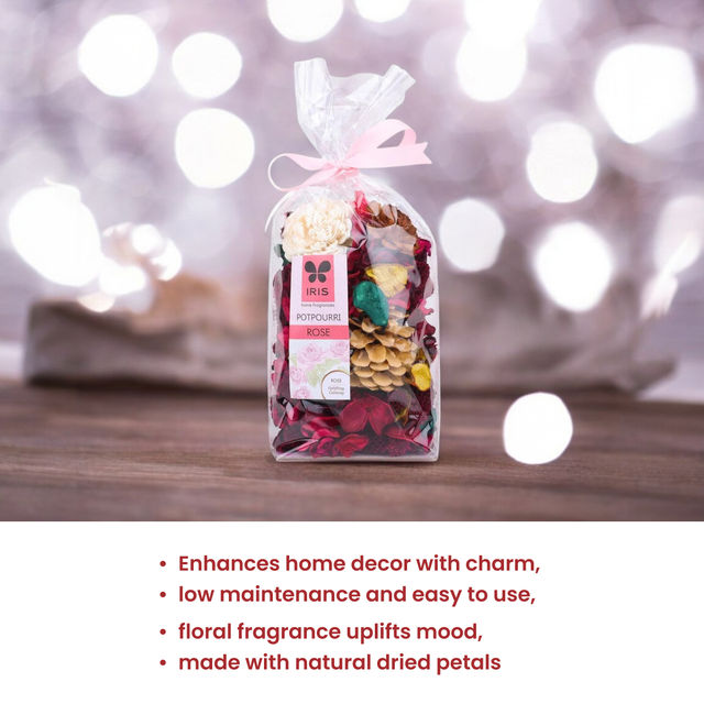IRIS Rose Fragranced Potpourri | Decor Potpourri