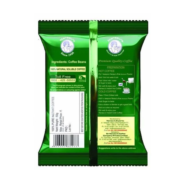 Narasus Pure Instant Coffee 50 g Combo