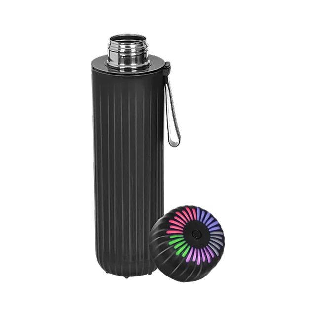 Jaypee Comet Led Bottle For School Kids Suitable For Hot & Cold Beverages |Black | 690 ml