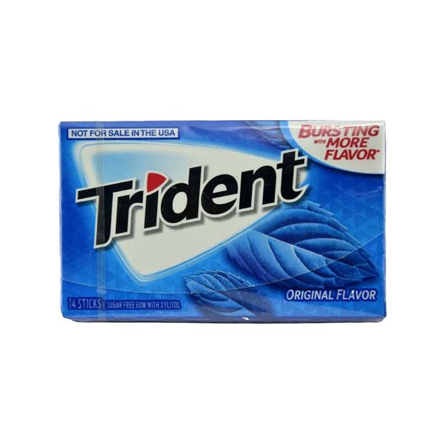 Trident Sugar Free Chewing Gum Original Flavor
