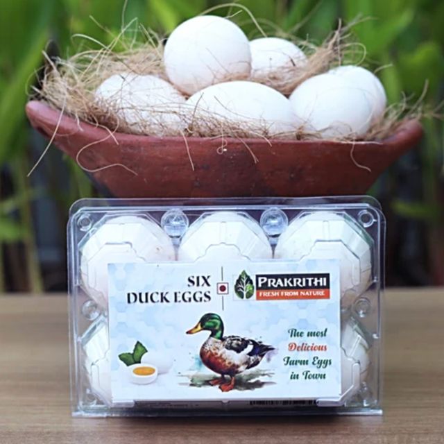 Prakrithi Duck Egg(Pack Of 6)