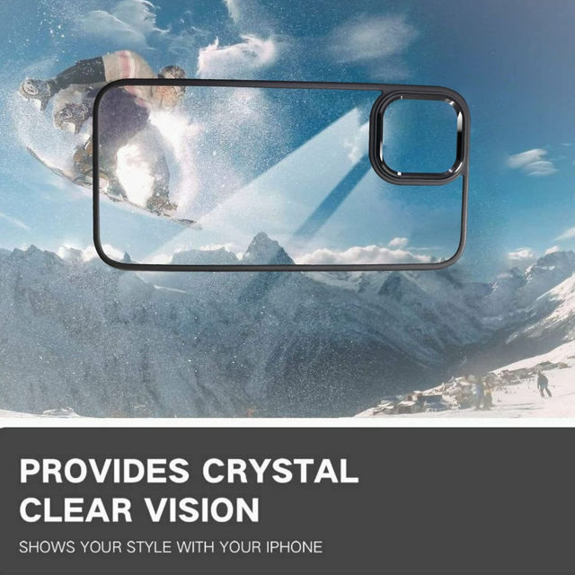 Artistque Case For Iphone 11 Back Cover |Premium Transparent Metal Camera Ring Cover